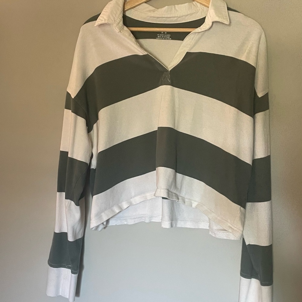 Aerie Cropped Polo